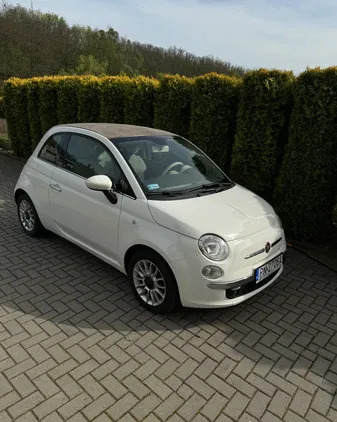 samochody osobowe Fiat 500 cena 24300 przebieg: 126000, rok produkcji 2013 z Konin